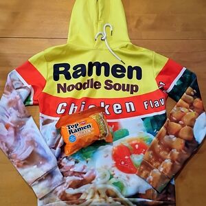 Vibrant Romen Noodle Hoodie And Socks Set